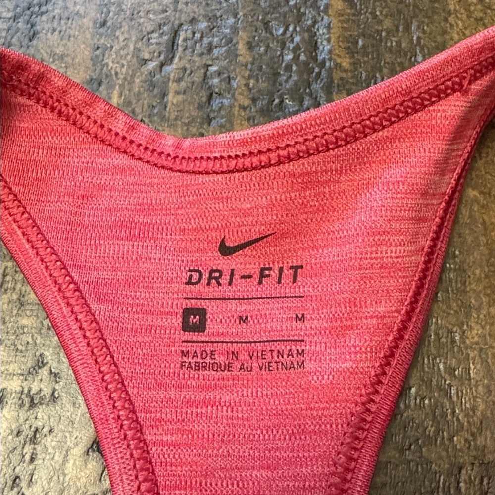 Nike Maroon and Black Sports Bra Size Med - Picture 3 of 5